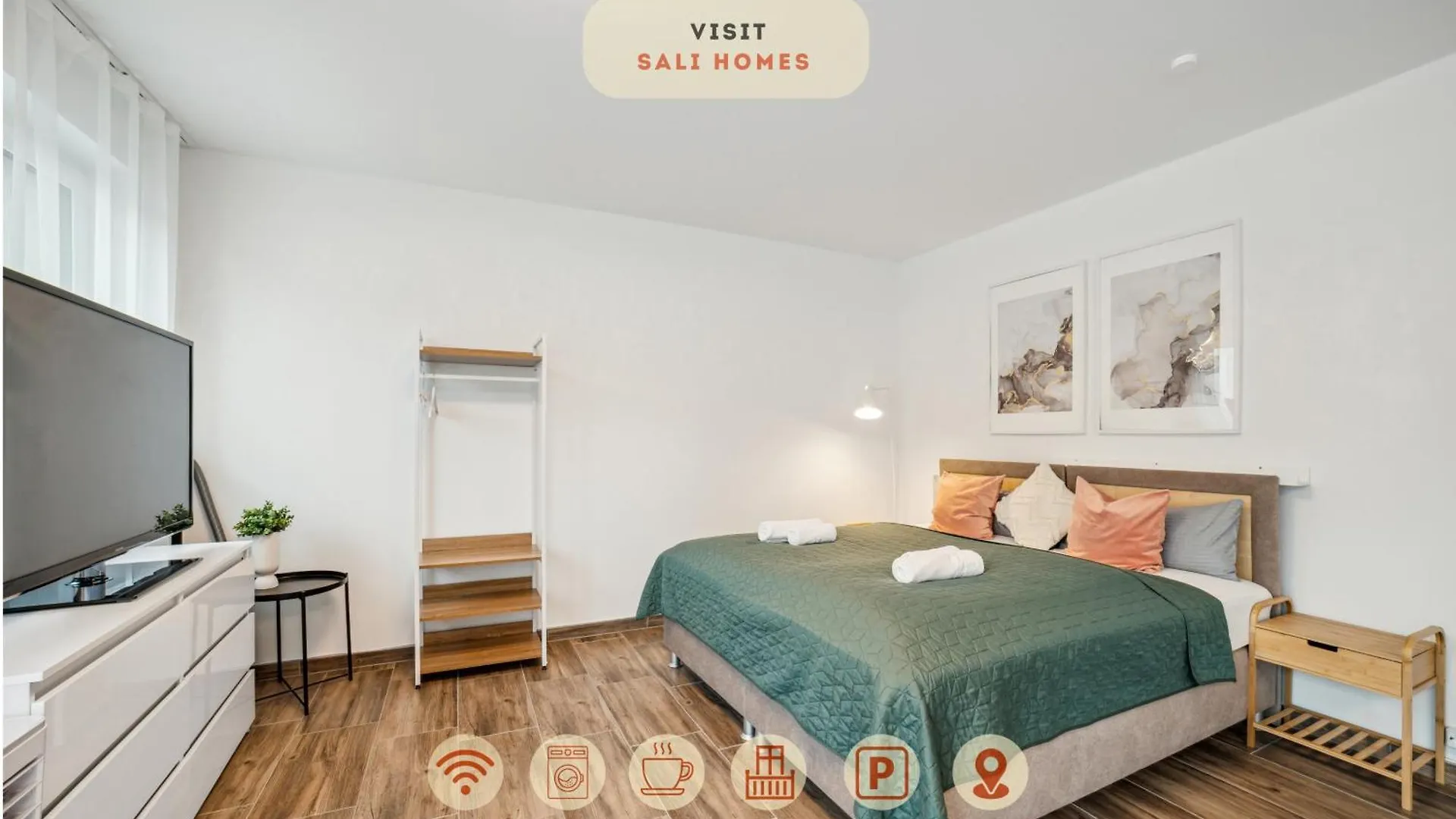 Sali Homes Elegant And Stylish Retreat In Heart Of Bayreuth, Close To River